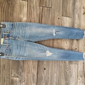 Madewell high rise skinny blue jeans size 25